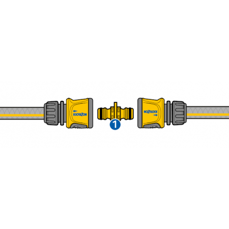 Raccord d'arrosage double male pour extension de tuyau - HOZELOCK