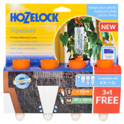 PACK 4 Cônes d'arrosage Aquasolo S pour pot de 25cm - HOZELOCK