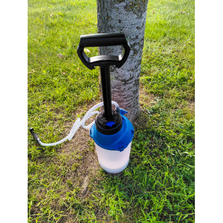 Pulvérisateur de jardin transparent 7 litres - Gradué - Buse du tuyau  réglable - 3 Bars - traitement et protection des plantes