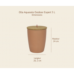 Pot d'arrosage Aquasolo Outdoor Expert 5 L - HOZELOCK