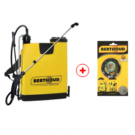 PACK - Pulvérisateur jardin à dos à pression entretenue COSMOS 18 PRO 18 L + kit entretien - BERTHOUD