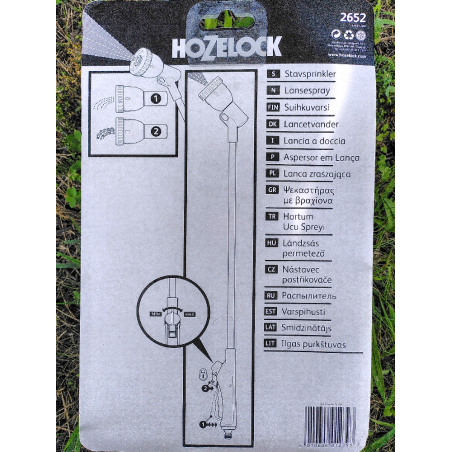 PACK - Dévidoir de jardin automatique Auto Reel de 30m de tuyau d'arrosage + Lance télescopique d'arrosage Plus 90 - HOZELOCK