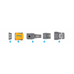 Raccord d'arrosage Plus pour tuyau - diamètre 12,5mm et 15mm - HOZELOCK