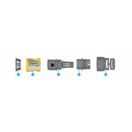 Raccord d'arrosage Plus pour tuyau gamme PRO - diamètre 12,5mm et 15mm - HOZELOCK