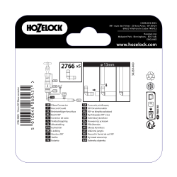 Raccord coudé 90 degres pour tuyau de diametre 13mm pour arrosage automatique - HOZELOCK