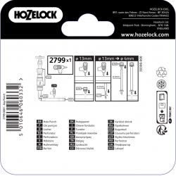 Outil de perforation pour tuyau d'arrosage automatique de 13 mm - HOZELOCK