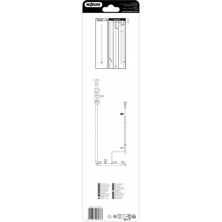 Rallonge pour tuyau d'arrosage automatique de 4 mm - HOZELOCK