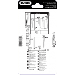 Arroseurs réglables sur pique en fin de ligne pour tuyau d'arrosage automatique de 4 mm - HOZELOCK