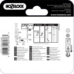 Micro brumisateur pour tuyau d'arrosage automatique de 4 et 13 mm - HOZELOCK