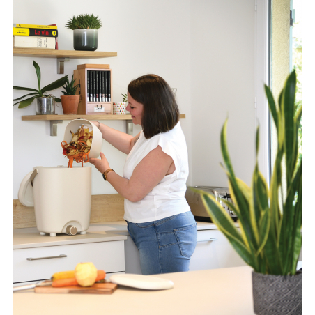 Seau à compost de cuisine KITCHEN pour composteur BOKASHI  - HOZELOCK