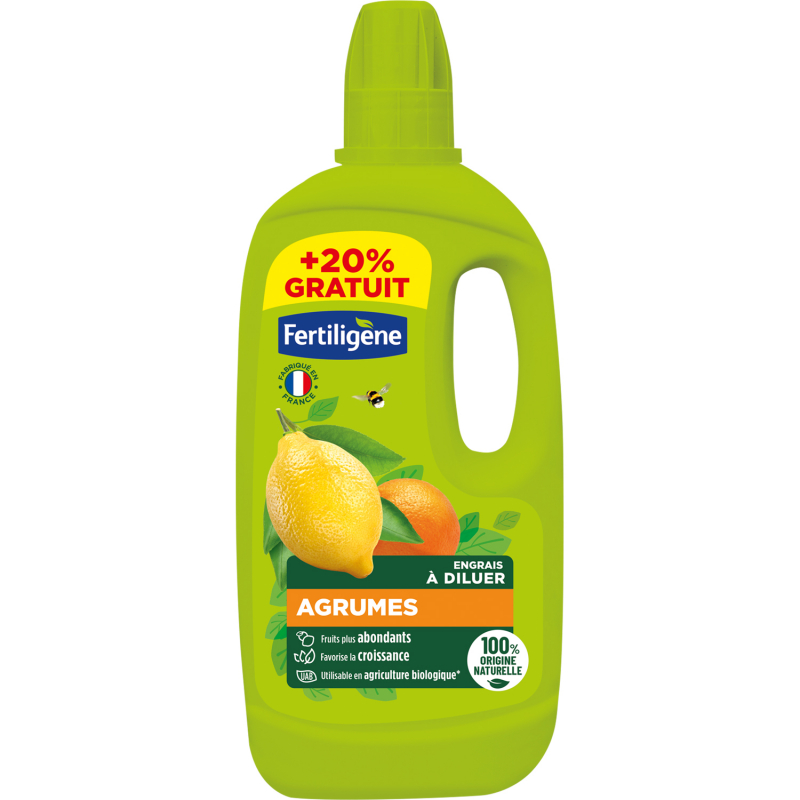 Engrais agrumes - Flacon de 900ML - FERTILIGENE Engrais agrumes - Flacon de 900ML - FERTILIGENE