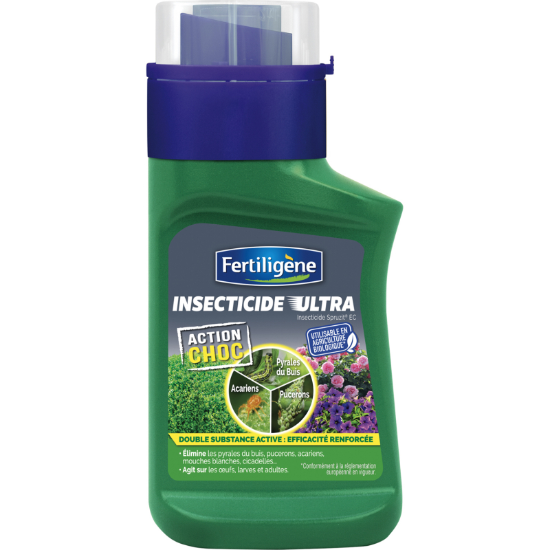 Insecticide ultra polyvalent concentré - Pulvérisateur de 800ML - FERTILIGENE Insecticide ultra polyvalent concentré - Pulvérisateur de 800ML - FERTILIGENE
