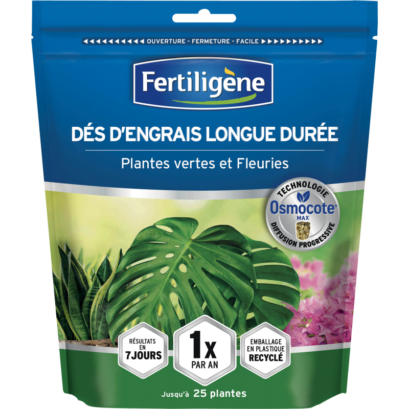 Engrais longue duréee plantes vertes et fleuries - Doypack de 700G - FERTILIGENE Engrais longue duréee plantes vertes et fleuries - Doypack de 700G - FERTILIGENE