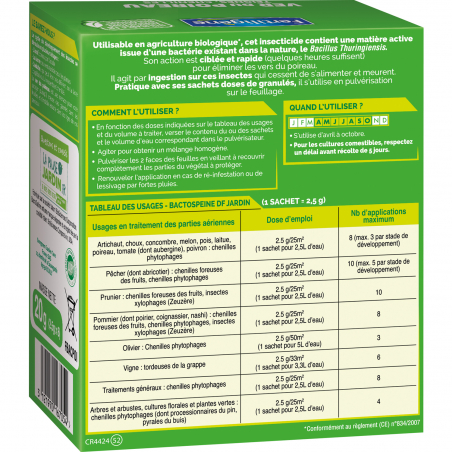 Ver du poireau - Boîte de 20G - FERTILIGENE - Agrément 0100032