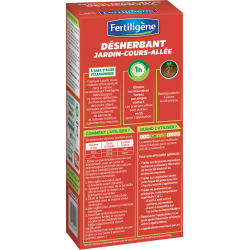 Désherbant jardin, cours, allées, - concentrés - Etui de 960ML - FERTILIGENE - Agrément 0100032
