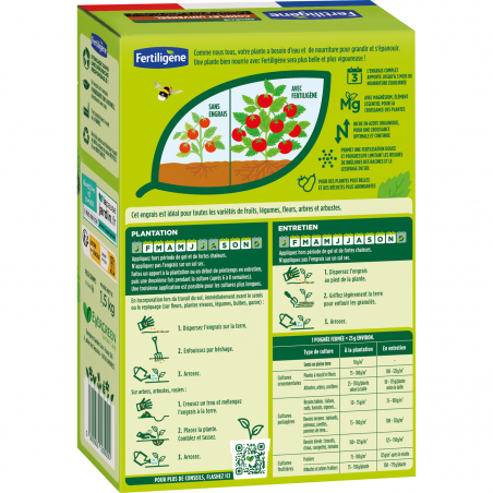 Engrais complet - Etui de 1.5KG - FERTILIGENE - Agrément 0100032