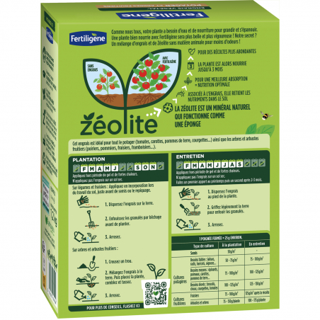 Engrais potager et arbres fruitiers - Etui de 1.2KG - FERTILIGENE - Agrément 0100032