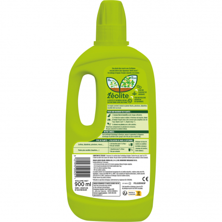 Engrais géraniums et plantes fleuries - Flacon de 900ML - FERTILIGENE - Agrément 0100032
