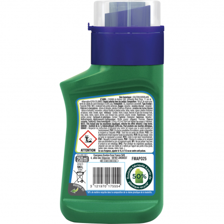 Anti-maladies potager et arbres fruitiers -  Bouteille de 250ML - FERTILIGENE - Agrément 0100032