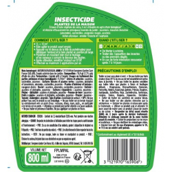 Insecticide plantes de la maison - Pulvérisateur de 800ML - FERTILIGENE - Agrément 0100032
