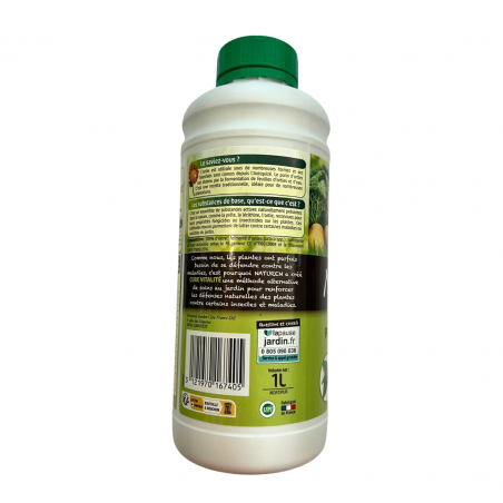 Purin d’orties concentré contre pucerons - Bidon de 1L - NATUREN - Agrément 0100032
