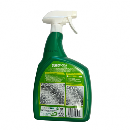 Insecticide plantes de la maison - Pulvérisateur de 800ML - FERTILIGENE - Agrément 0100032