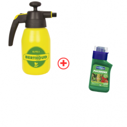 PACK - Pulvérisateur Jardin à main  ELYTE 2 360° - BERTHOUD + Insecticide pucerons 250ML - FERTILIGENE