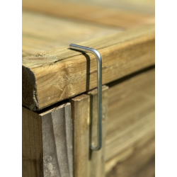 Composteur de jardin en bois 400L classique - GARDIGAME