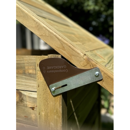 Composteur de jardin en bois 400L classique - GARDIGAME