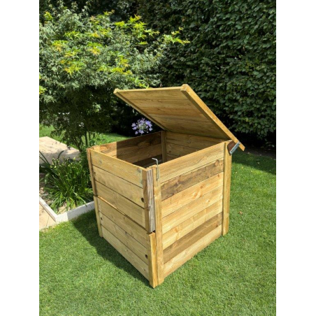 Composteur de jardin en bois 400L classique - GARDIGAME