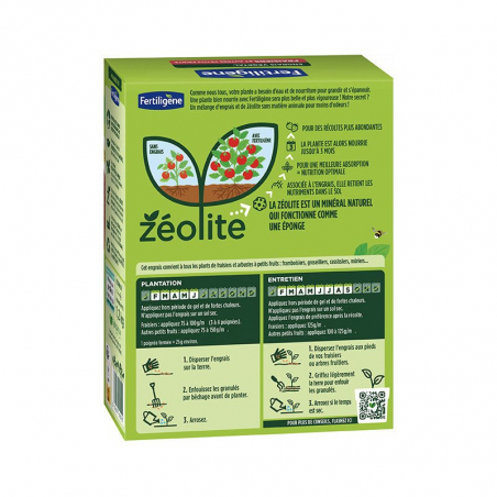 Engrais fraisiers et autres petits fruits - Etui 1,2kg - FERTILIGENE - Agrément 0100032