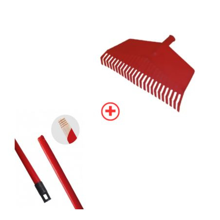 PACK - Manche en bois + Râteau 26 dents - KAMIKAZE