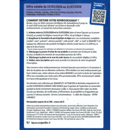 Insectes et maladies prêt à l’emploi - Pulvérisateur de 800ML - FERTILIGENE - Agrément 0100032