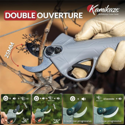 Sécateur électrique diamètre 25mm - KAMIKAZE
