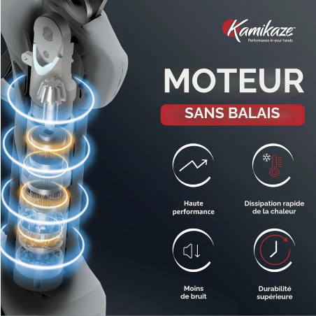 Sécateur électrique pro diamètre 40mm - KAMIKAZE
