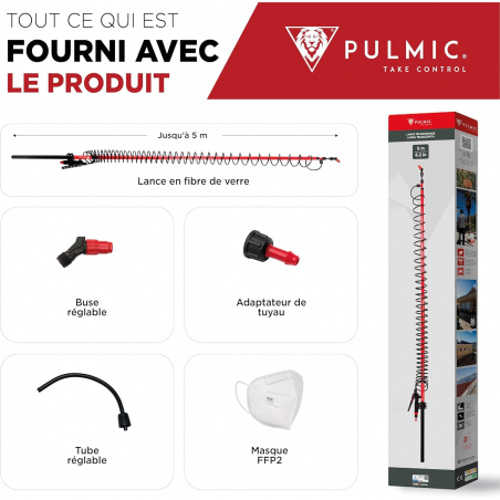 Lance télescopique 5m - PULMIC