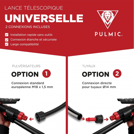 Lance télescopique 5m - PULMIC