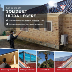 Lance télescopique 5m - PULMIC