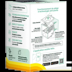 Lot de 2 Pièges à moustiques anti ponte MINI WILIV - HOME DEFENSE