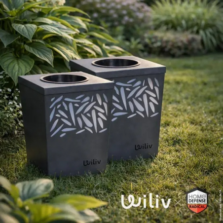 Lot de 2 Pièges à moustiques anti ponte MINI WILIV - HOME DEFENSE