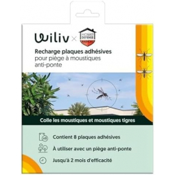 Lot de 8 plaques adhésives...