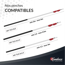 Sécateur MT-63 adaptable sur allonge télescopique - KAMIKAZE