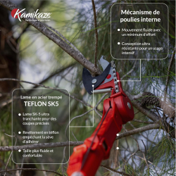 Sécateur MT-63 adaptable sur allonge télescopique - KAMIKAZE