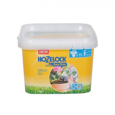 Kit d'arrosage complet Micro Kit pour 15 jardinières - HOZELOCK