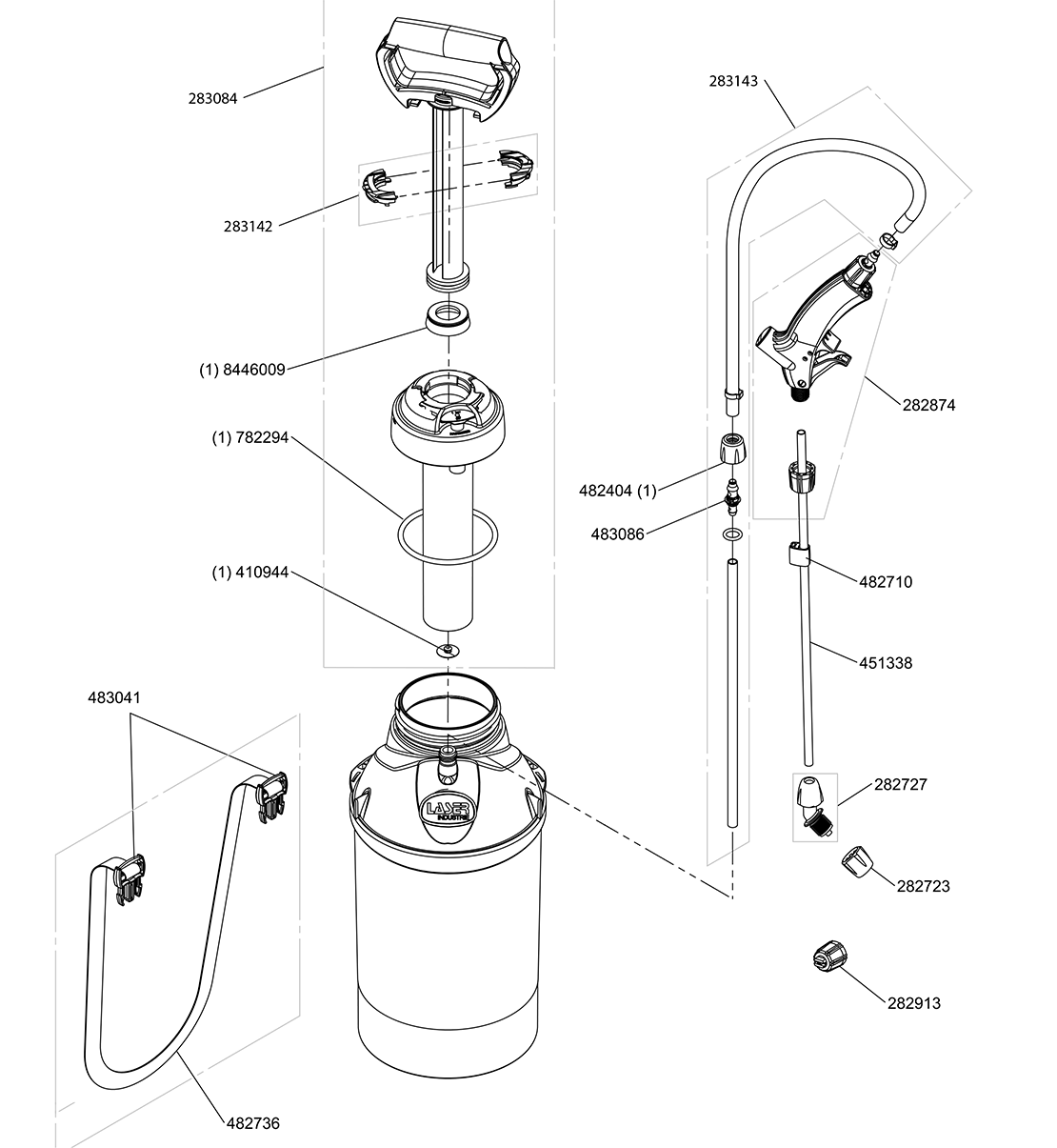                                                                                            Pièces LASER 7 VITON (Ref. 8038),
                                                                                     