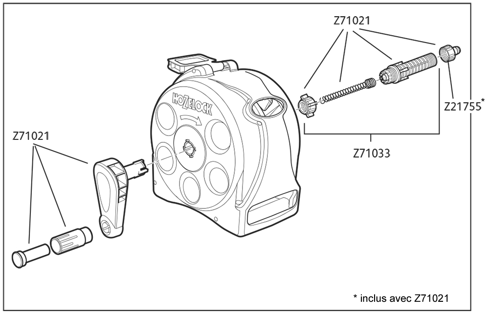 Pièces enrouleur Compact Reel (ref. 2414)