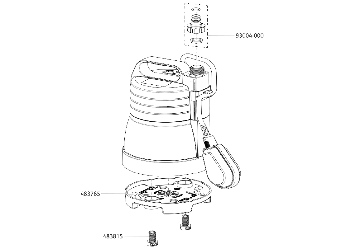Pièces pompe Flowmax 4500 (ref.7600 1240)