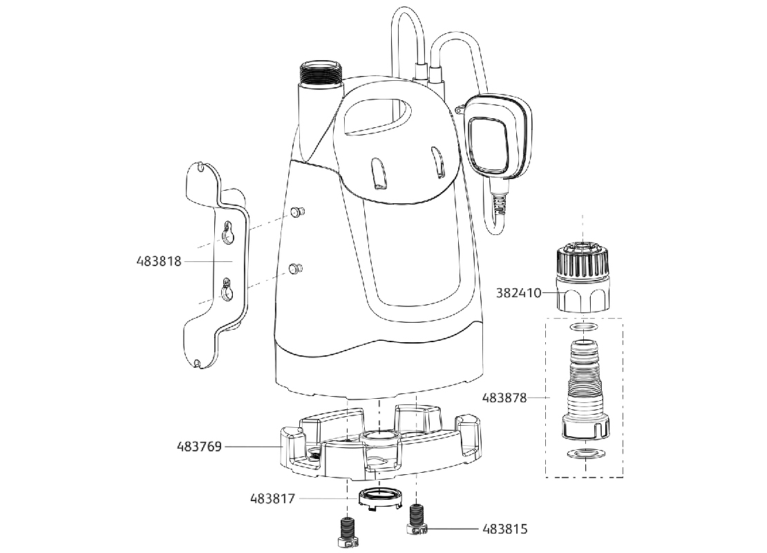Pièces pompe Flowmax 7500 (ref.76020000,76021240)