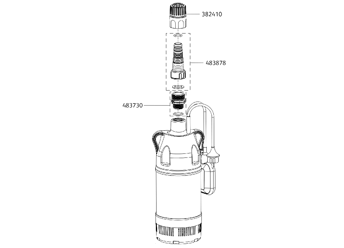 Pièce pompe Tecnodive 6000 (ref. 76141240)