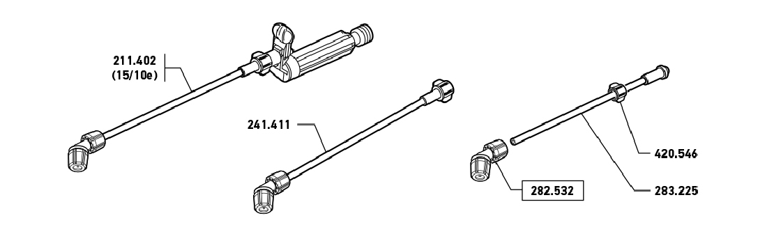 Pieces lance poignee stoprex (Ref. 211665)